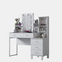 Hanah Home Mesa de Maquillaje Blanca con 9 Focos
